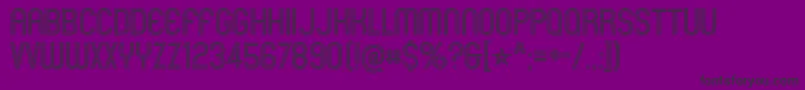Шрифт MexcellentRg – чёрные шрифты на фиолетовом фоне