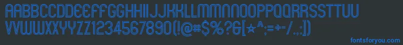 More about MexcellentRg Font MexcellentRg Font – Blue Fonts on Black Background