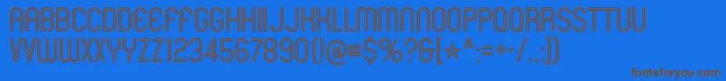 More about MexcellentRg Font MexcellentRg Font – Brown Fonts on Blue Background