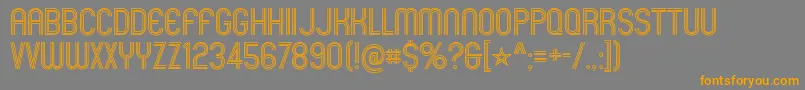 MexcellentRg-Schriftart – Orangefarbene Schriften auf grauem Hintergrund