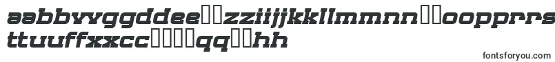 SfBigWhiskeyExtendedBold-Schriftart – usbekische Schriften