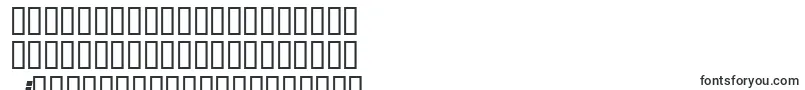 フォントSfBigWhiskeyExtendedBold – タタール文字