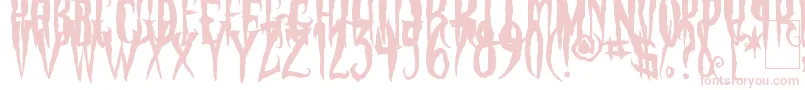 PhantomFingers Font – Pink Fonts on White Background