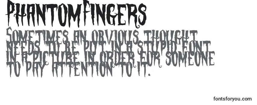 PhantomFingers (102348)-fontti