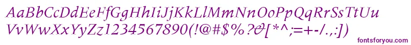 MeridienLtItalic Font – Purple Fonts