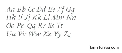 MeridienLtItalic Font