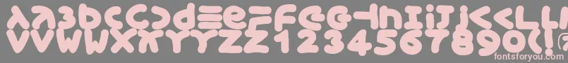 Lisätietoja Xmasgingerbread-fontista Xmasgingerbread-fontti – vaaleanpunaiset fontit harmaalla taustalla