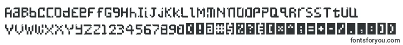 Шрифт Undatame – плоские шрифты