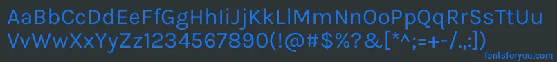 Más sobre la fuente KarlaRegular fuente KarlaRegular – Fuentes Azules Sobre Fondo Negro