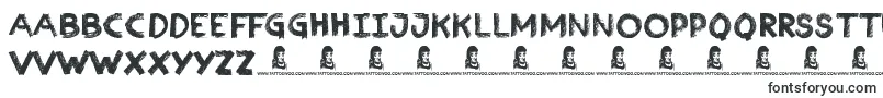 Charcoal-Schriftart – Junk-Schriftarten