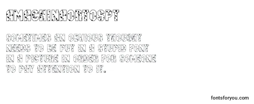 AMachinaortospt Font