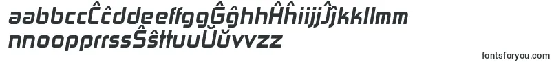Шрифт ZektonhvItalic – эсперанто шрифты
