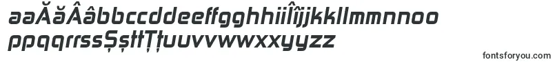 フォントZektonhvItalic – ルーマニアのフォント