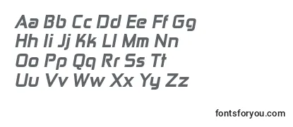 ZektonhvItalic-fontti