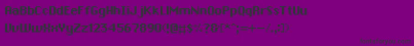 フォントChronotype – 紫の背景に黒い文字