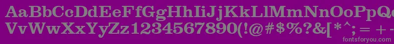 フォントClarendonРџРѕР»СѓР¶РёСЂРЅС‹Р№ – 紫の背景に灰色の文字