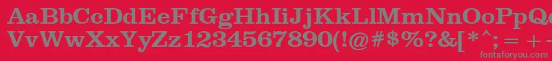フォントClarendonРџРѕР»СѓР¶РёСЂРЅС‹Р№ – 赤い背景に灰色の文字