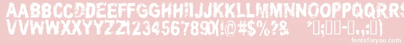 CfassholepoliticiansRegula Font – White Fonts on Pink Background