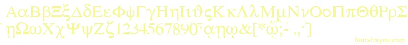 SgreekMedium Font – Yellow Fonts