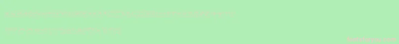 フォントFrostyholiday – 緑の背景にピンクのフォント