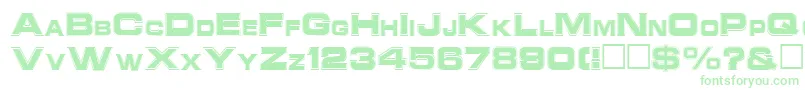 NatalieRegular-Schriftart – Grüne Schriften