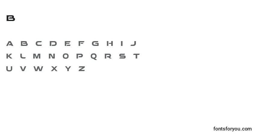 Behatrice-fontti – aakkoset, numerot, erikoismerkit
