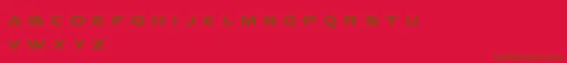 Behatrice Font – Brown Fonts on Red Background