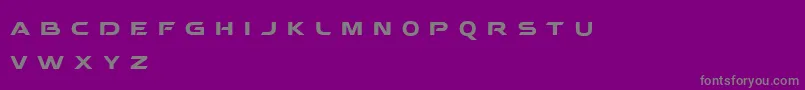 Behatrice-Schriftart – Graue Schriften auf violettem Hintergrund