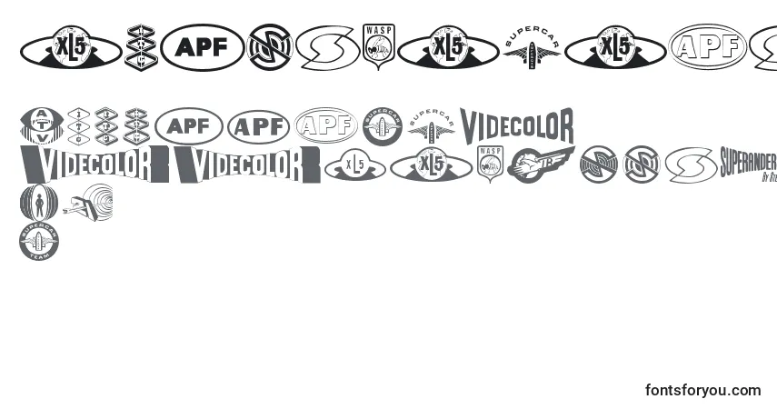 Czcionka AndersonDings1 – alfabet, cyfry, specjalne znaki