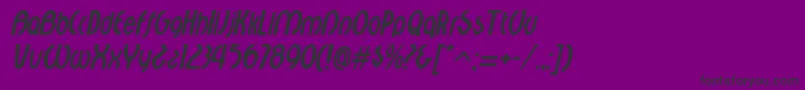 fuente CroixItalic – Fuentes Negras Sobre Fondo Morado