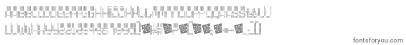 フォント5000 – 白い背景に灰色の文字