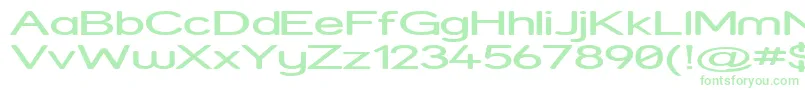 Strexp Font – Green Fonts on White Background