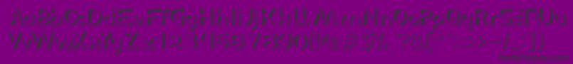 Exposure Font – Black Fonts on Purple Background