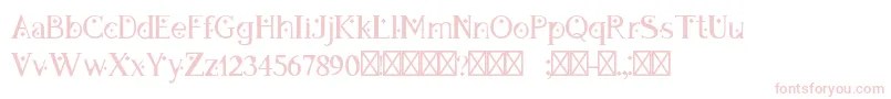 Подробнее о шрифте DapandoraRegular Шрифт DapandoraRegular – розовые шрифты