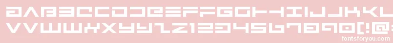 Avengerexpand Font – White Fonts on Pink Background