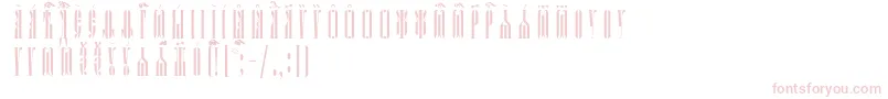 KathismaUcsSpacedout Font – Pink Fonts on White Background