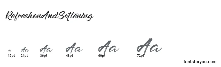 RefreshenAndSoftening Font Sizes