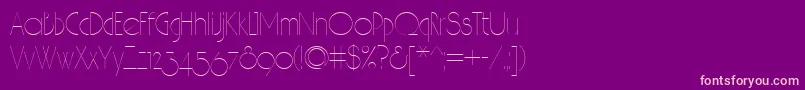 Hair-Schriftart – Rosa Schriften auf violettem Hintergrund