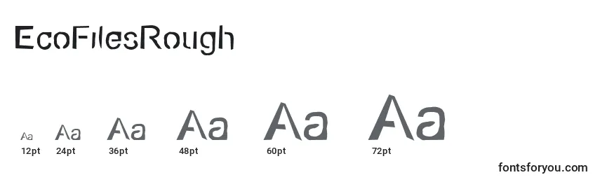 EcoFilesRough Font Sizes