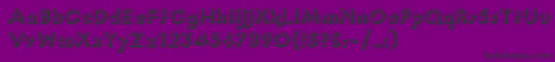 フォントK22LuciferNo.1 – 紫の背景に黒い文字