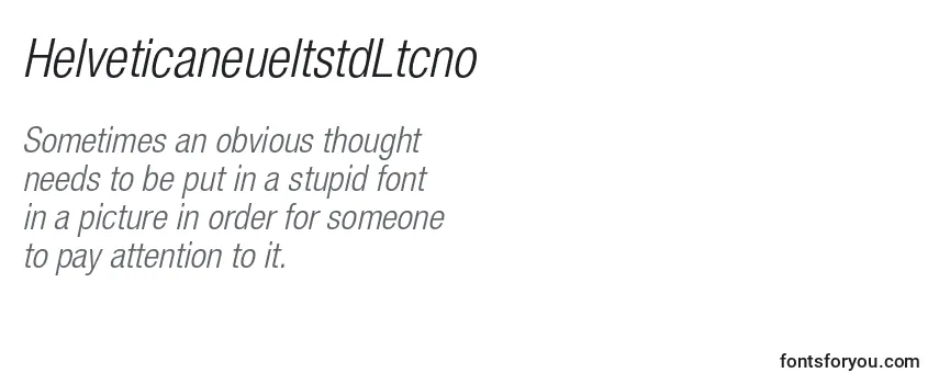 HelveticaneueltstdLtcno Font