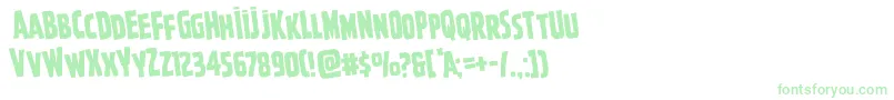 Ghoulishintentrotate Font – Green Fonts