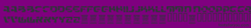 VtksFuture Font – Black Fonts on Purple Background