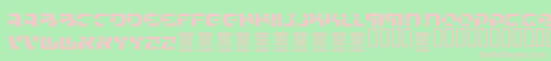 VtksFuture Font – Pink Fonts on Green Background
