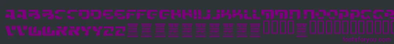 VtksFuture Font – Purple Fonts on Black Background
