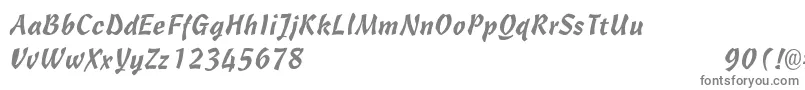 CantineLight-Schriftart – Graue Schriften auf weißem Hintergrund