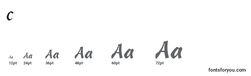 CantineLight Font Sizes