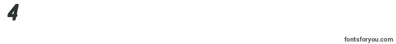 Bubbci Font – Fonts for Digit 4