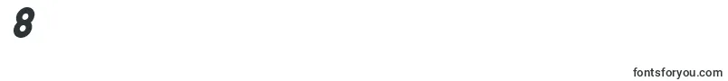フォントBubbci – フォント数字8