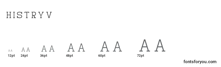 HistryV Font Sizes